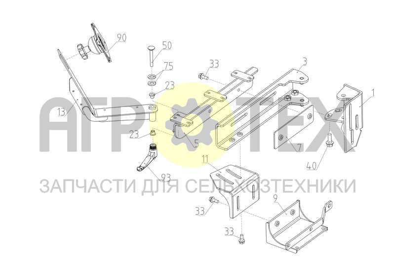 Чертеж Кронштейн (3000.67.09.100)